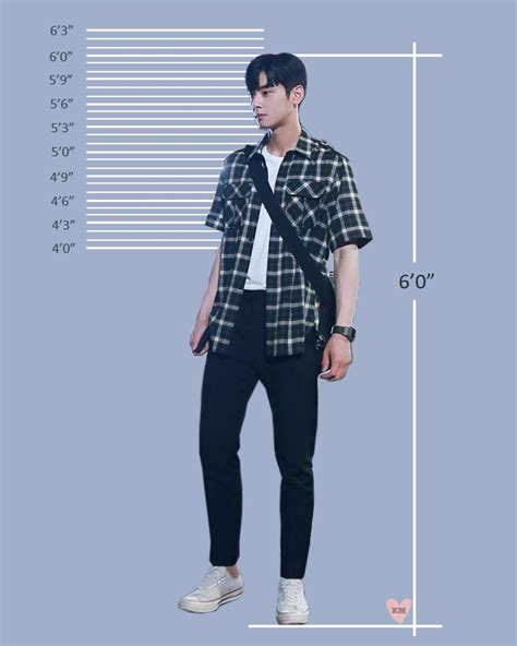 cha eun woo blood type|cha eun woo weight.